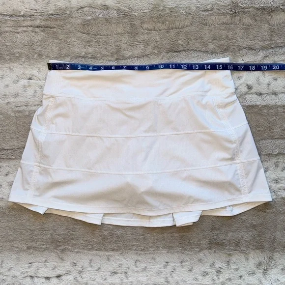 Lululemon Pace Rival Skirt (Tall) * 4-way Stretch in White Size 8 Tall - Picture 7 of 14